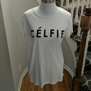Fifth Sun CÉLFIE tshirt white black 1-small 1-med